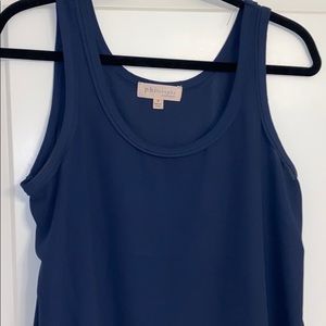 Navy Blue Philosophy Tank Top Small